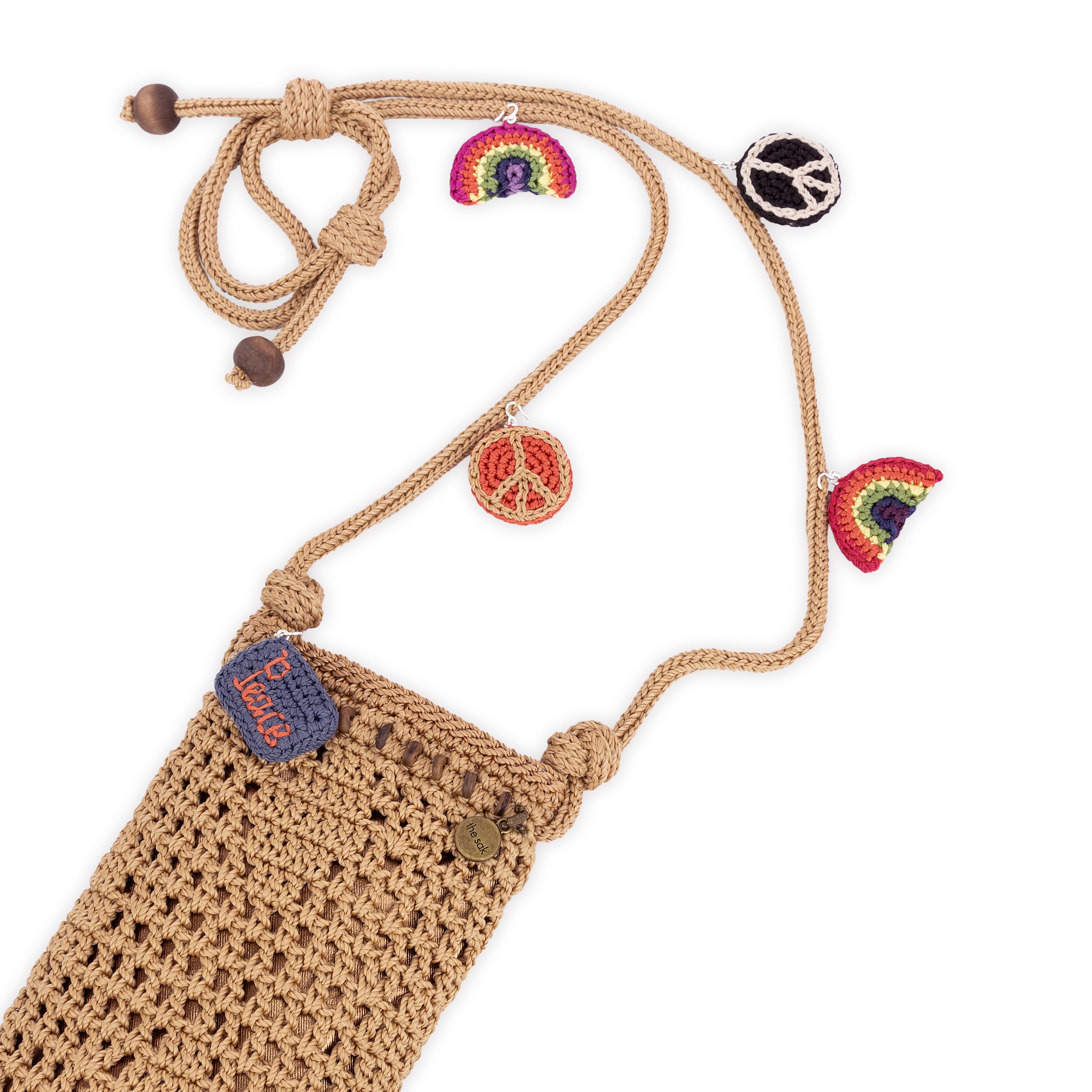 The Sak Josie Mini Crossbody - Hand Crochet - Bamboo Sayulita