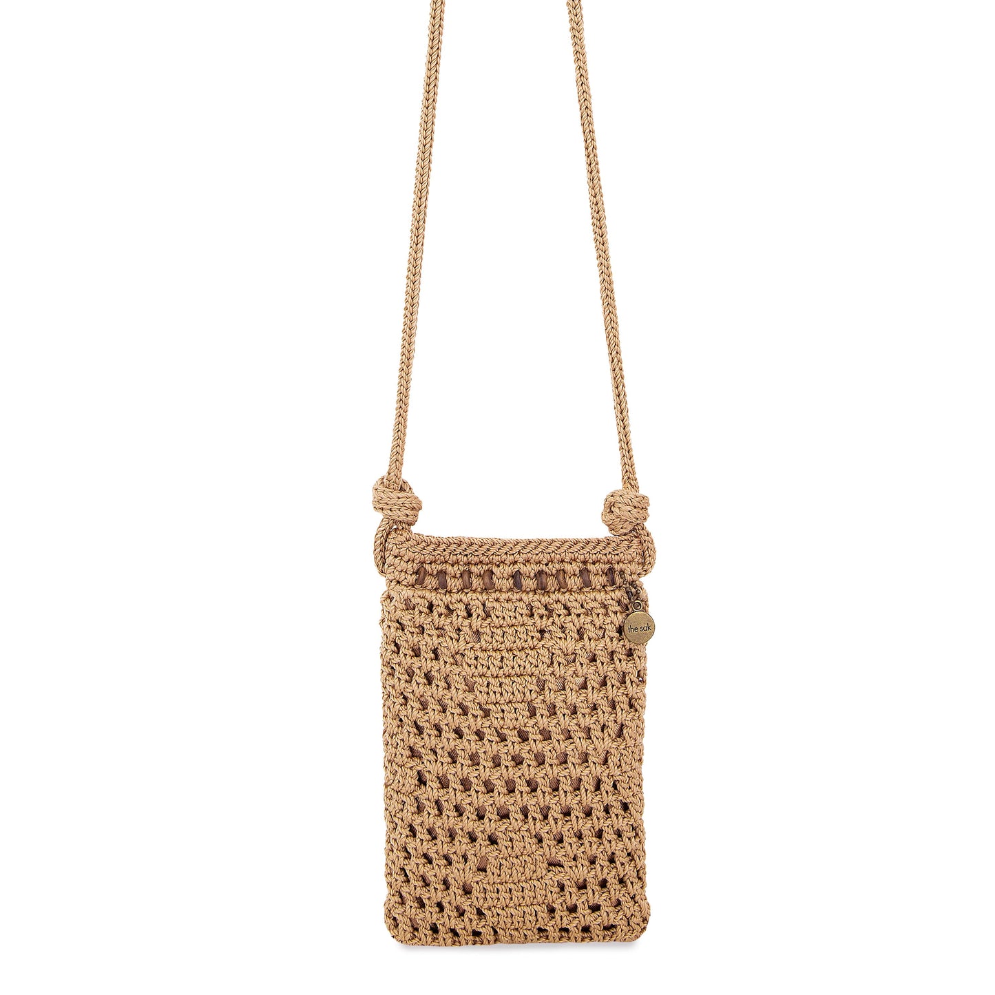 The Sak Josie Mini Crossbody Crochet - Bamboo Sayulita