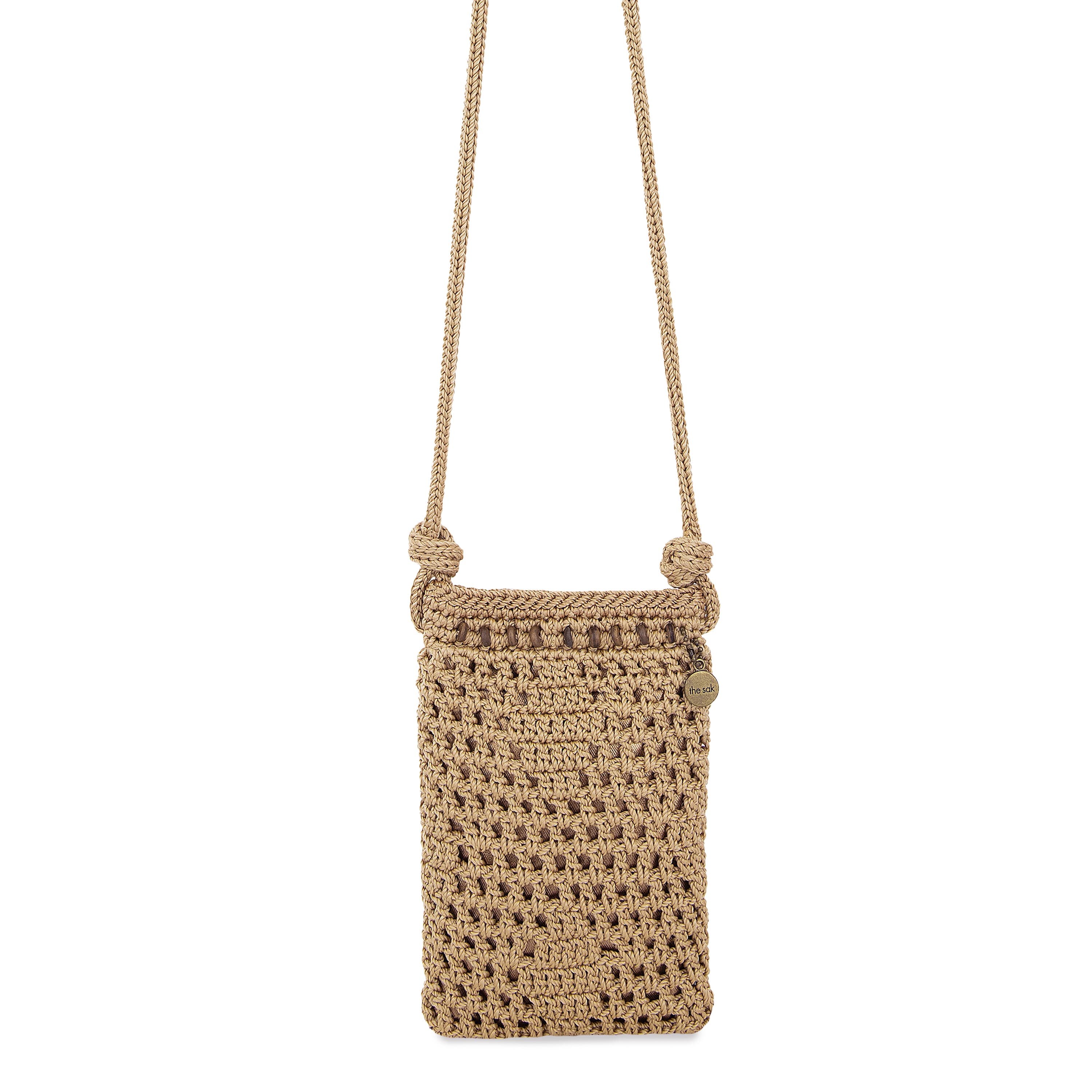 The Sak Josie Mini Crossbody - Hand Crochet - Bamboo Sayulita