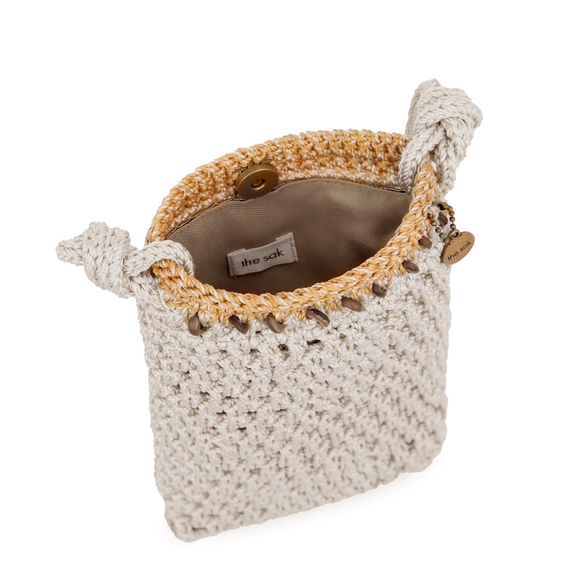 The Sak Josie Mini Crossbody Crochet - |Natural Sayulita|