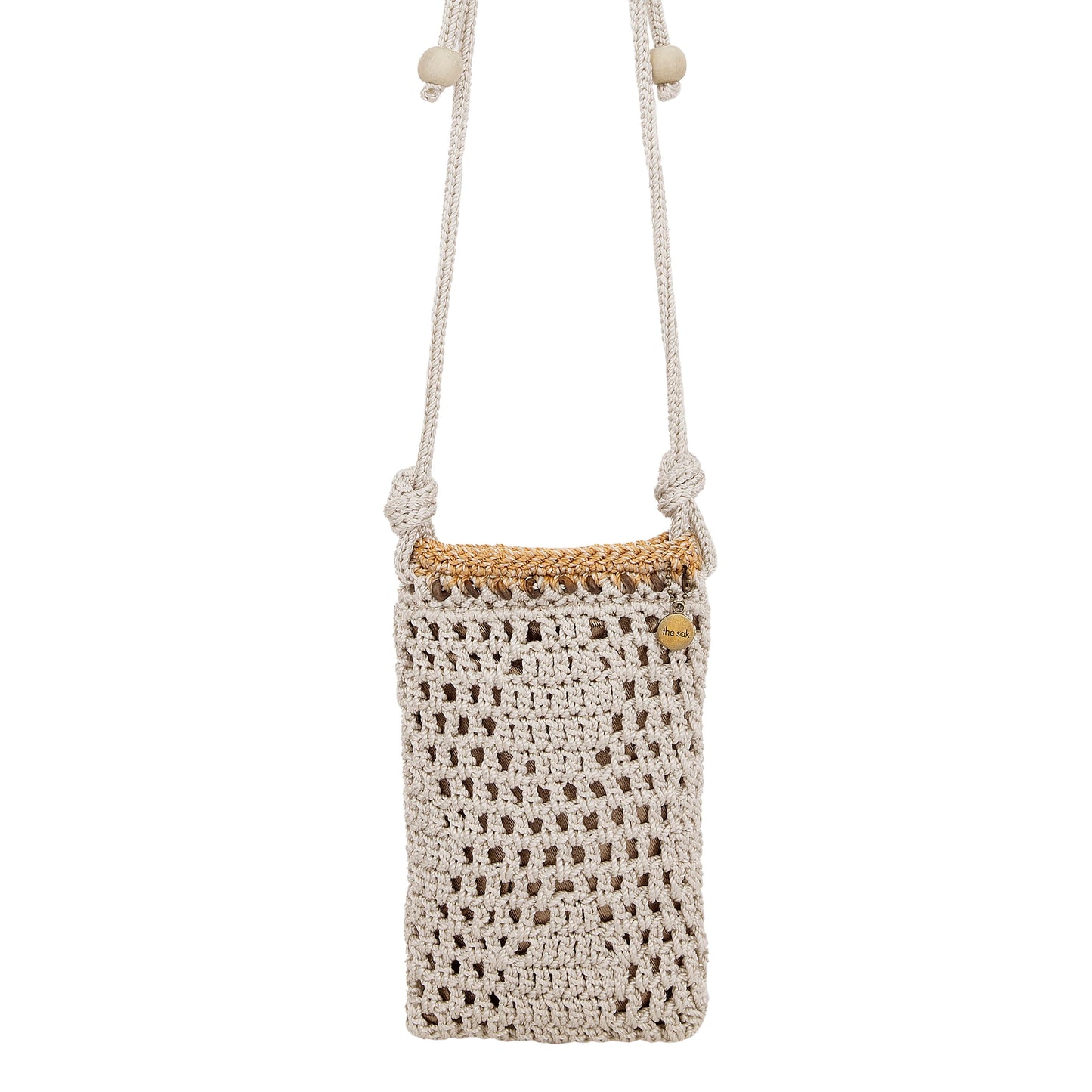 The Sak Josie Mini Crossbody Crochet - |Natural Sayulita|