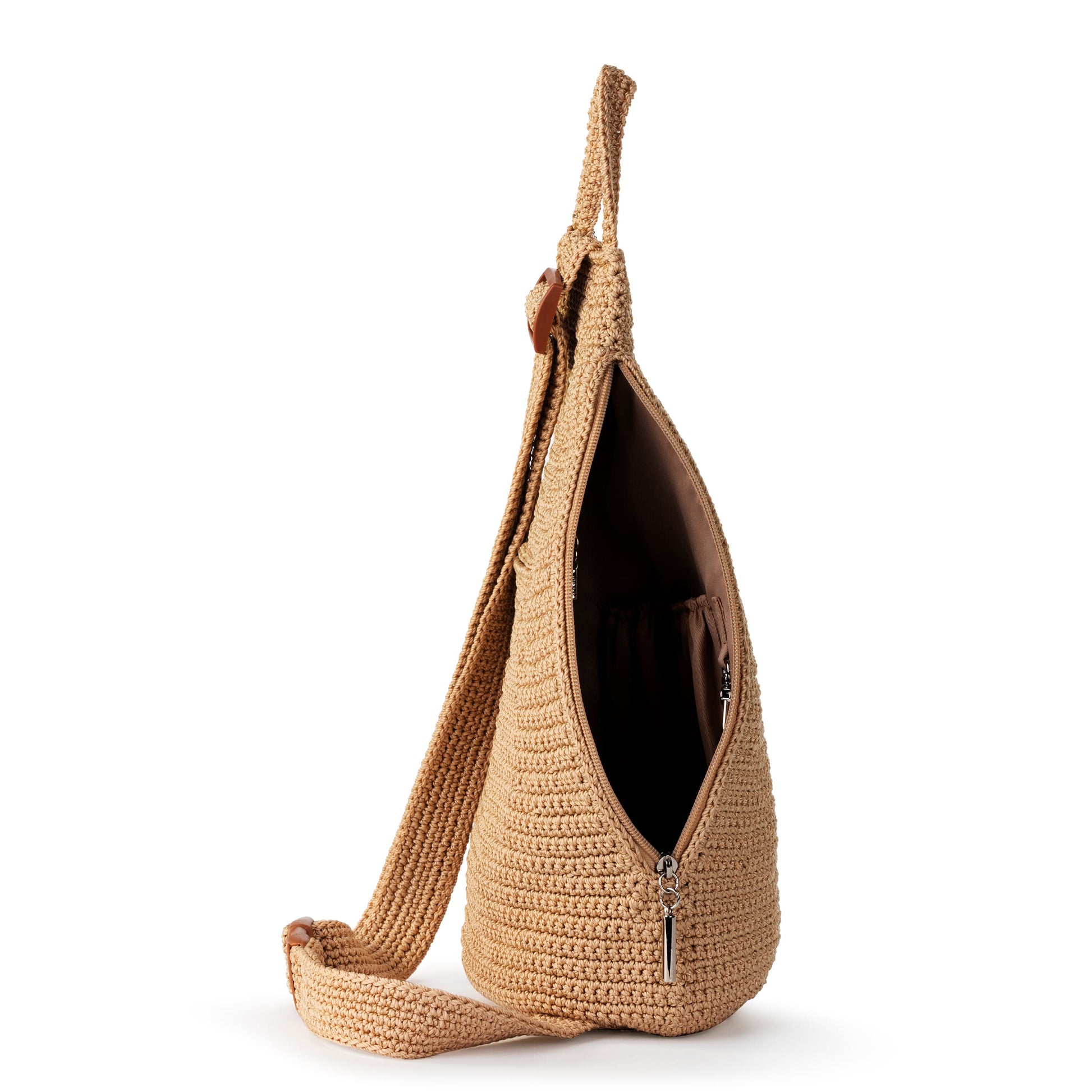 The Sak Geo Sling Backpack Crochet - |Bamboo|