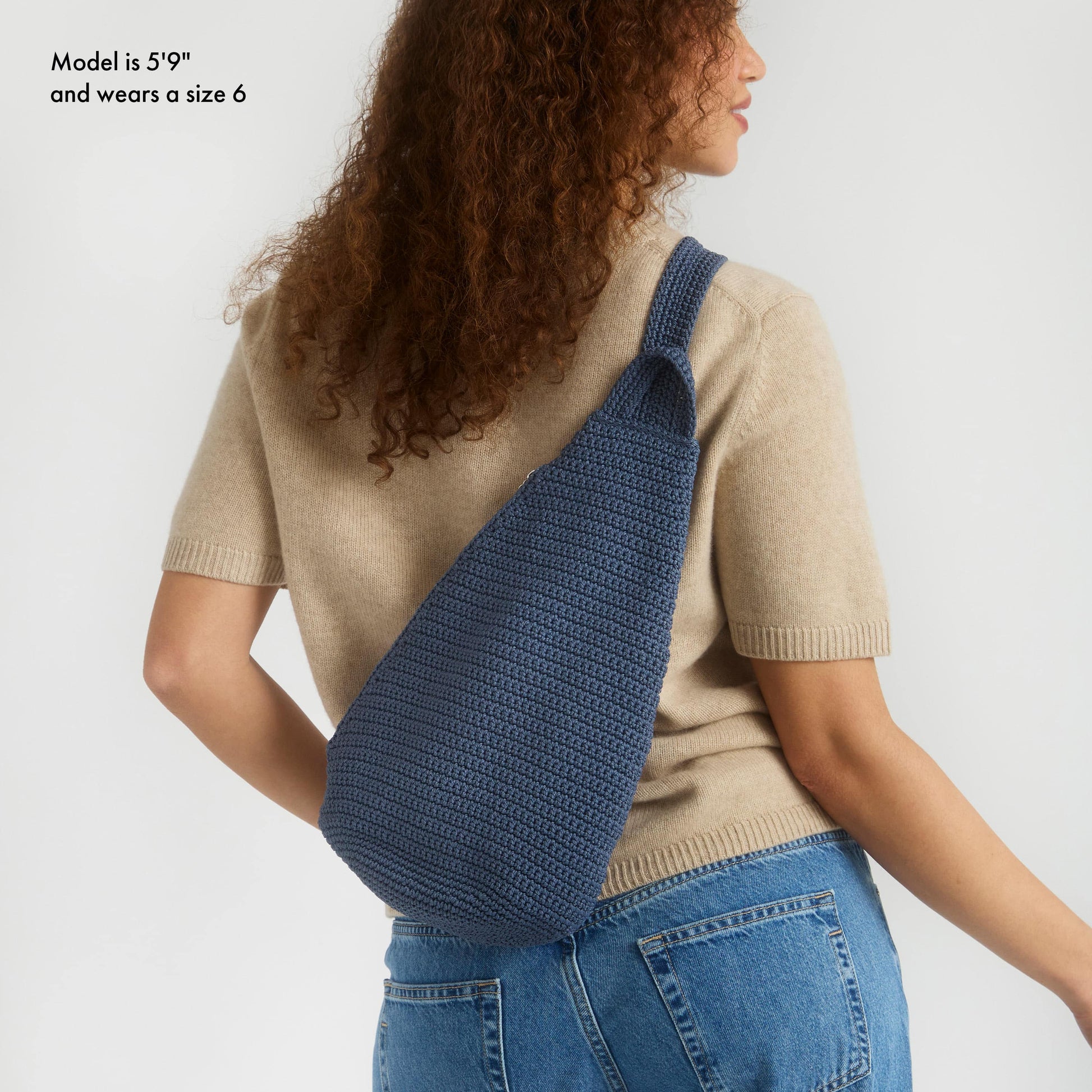 The Sak Geo Sling Backpack Crochet - |Maritime|