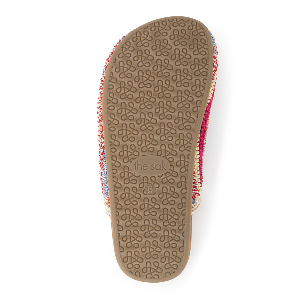 The Sak Bolinas Clog - Hand Crochet - Eden Stripe