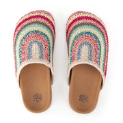 Bolinas Clog - Hand Crochet - Eden Stripe