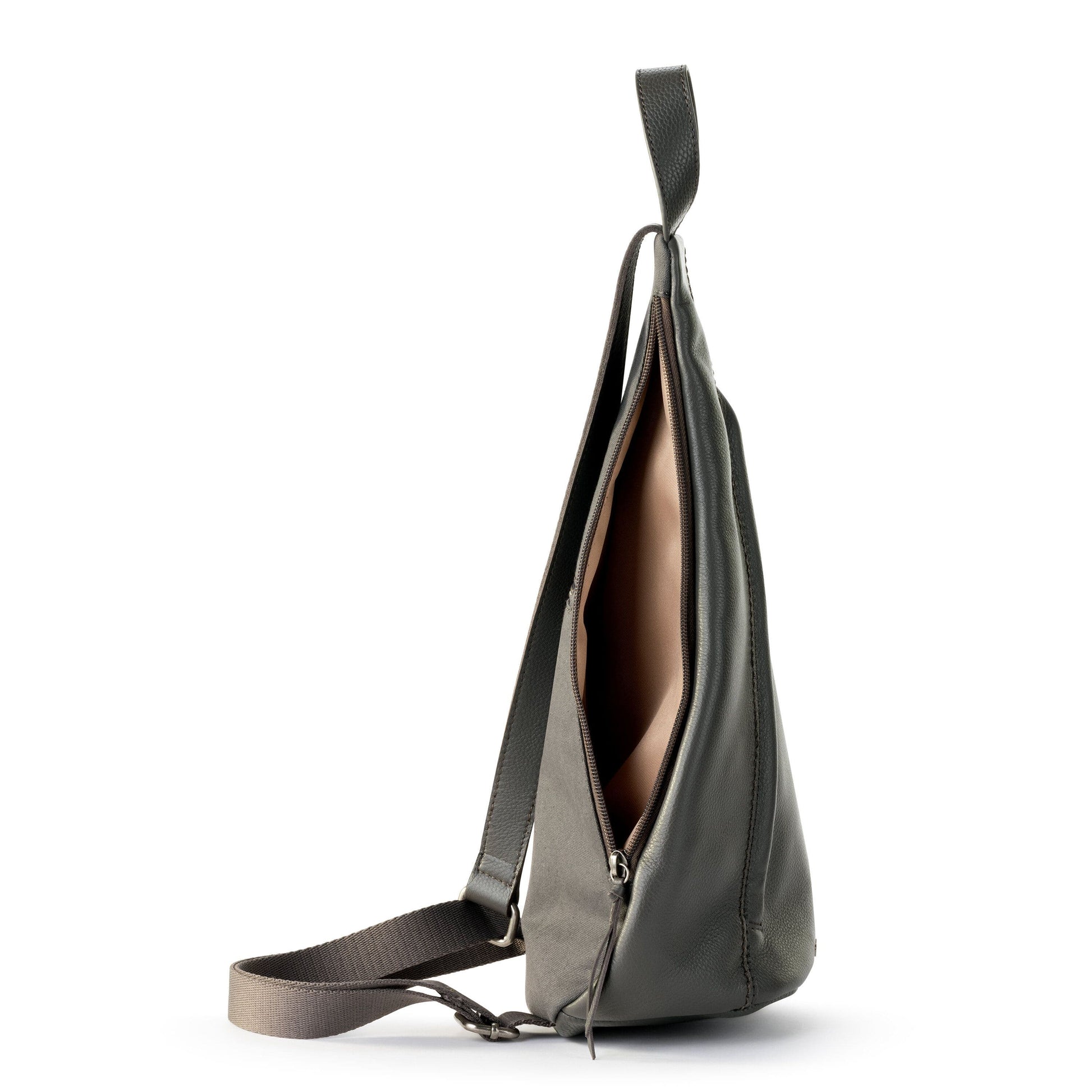 The Sak Geo Sling Backpack Leather - |Slate|