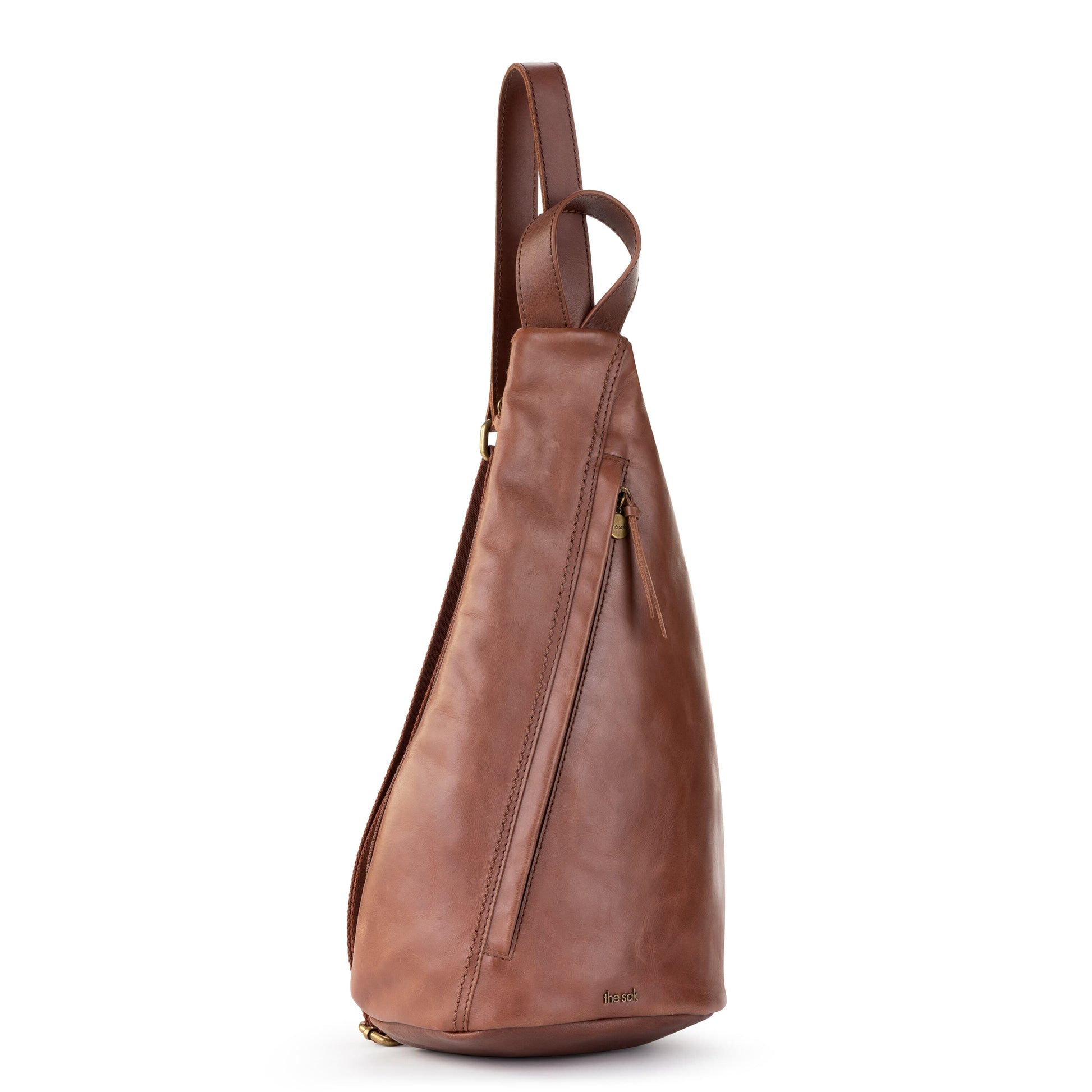 The Sak Geo Sling Backpack Leather - |Teak|
