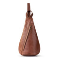 The Sak Geo Sling Backpack - Leather - Teak