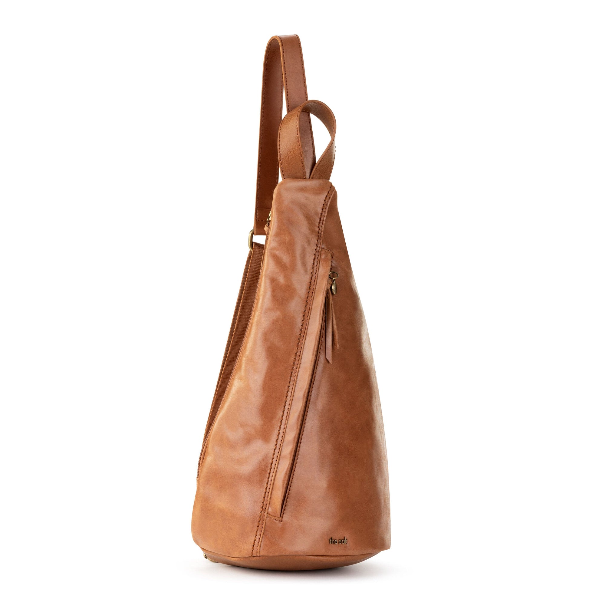 The Sak Geo Sling Backpack Leather - |Tobacco|
