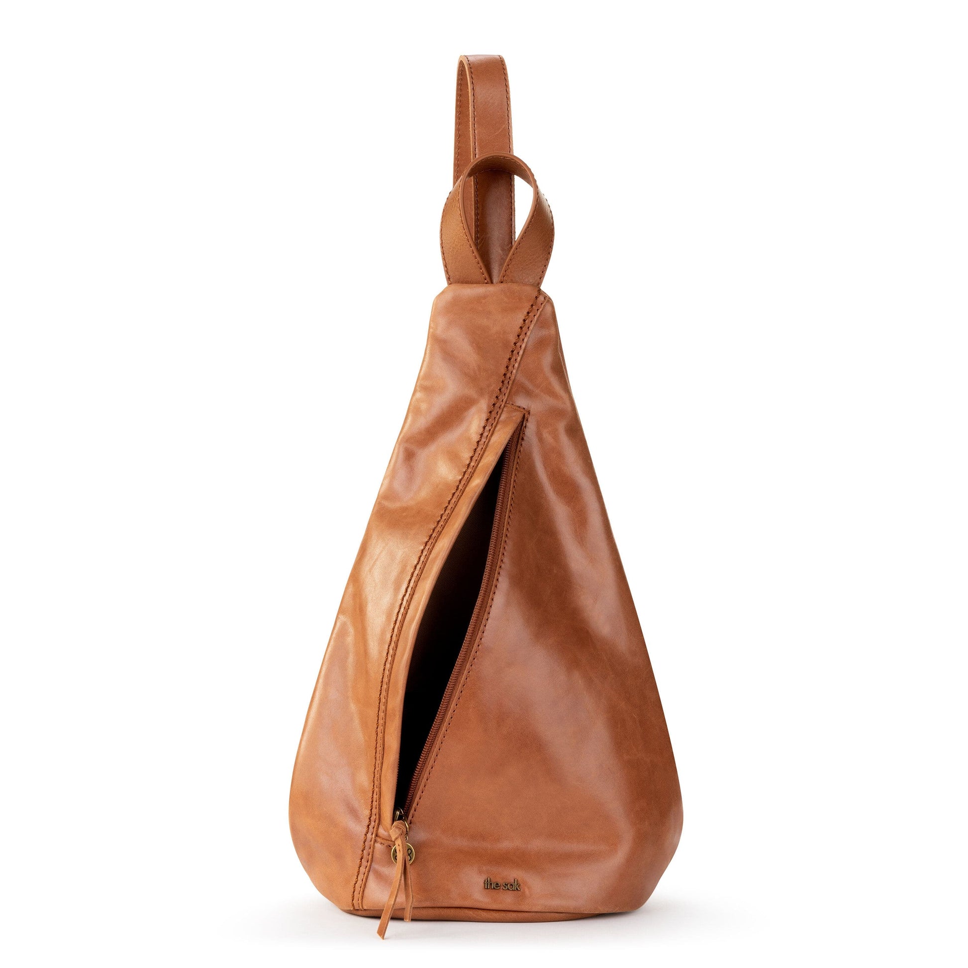 The Sak Geo Sling Backpack Leather - |Tobacco|