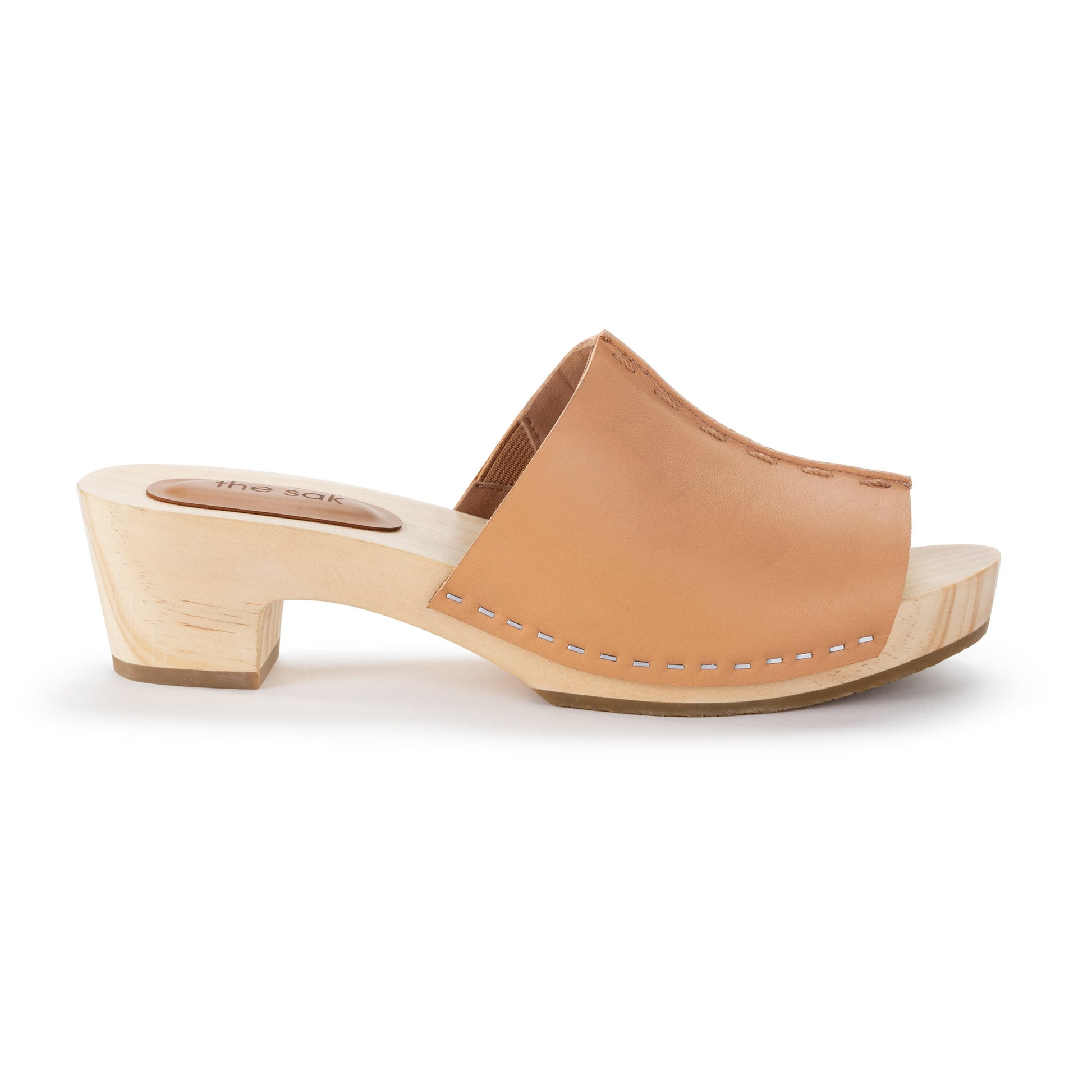 The Sak Ella Clog Sandal Leather - |Natural Vachetta|