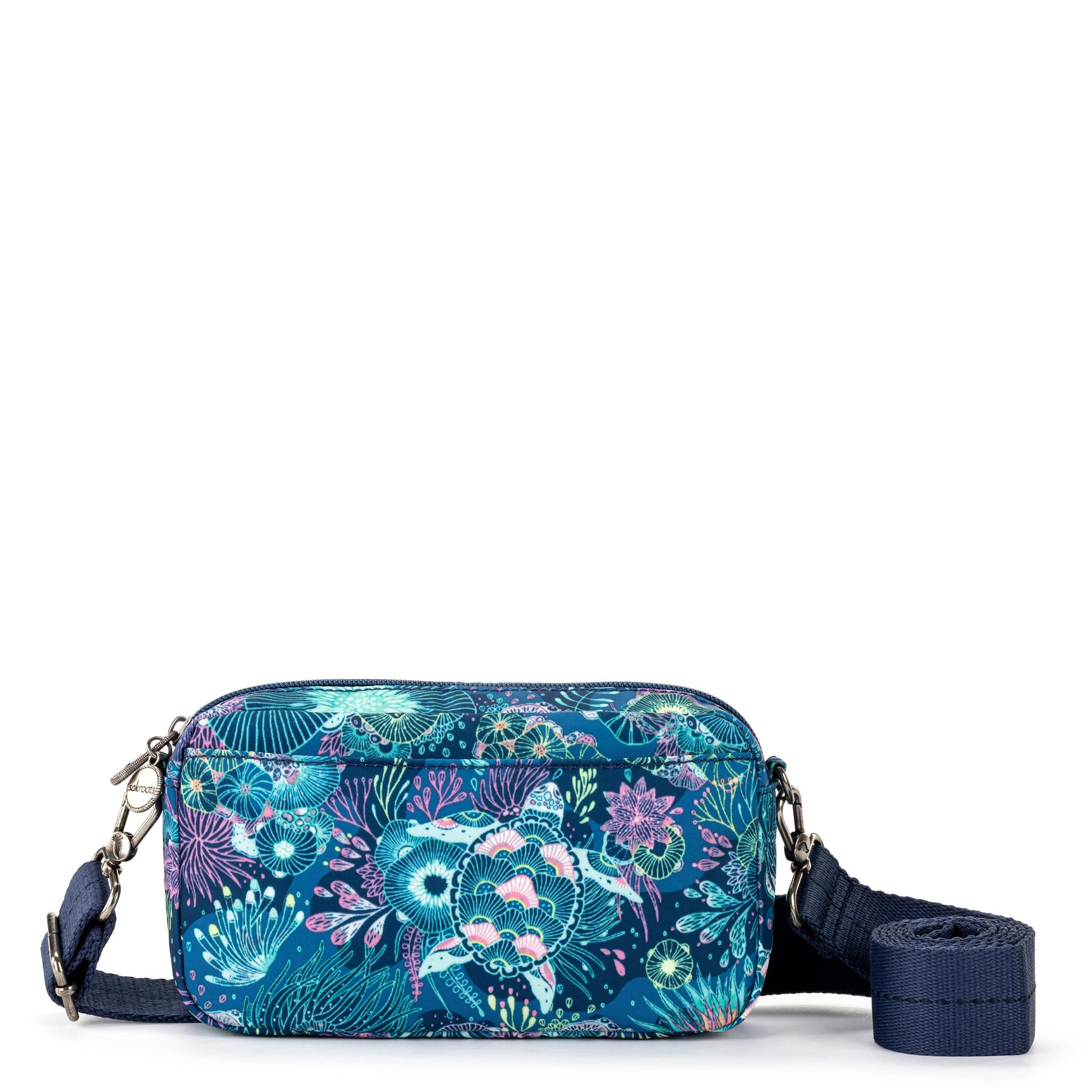 Sakroots Lodi Smartphone Crossbody EcoTwill - |Royal Blue Seascape|