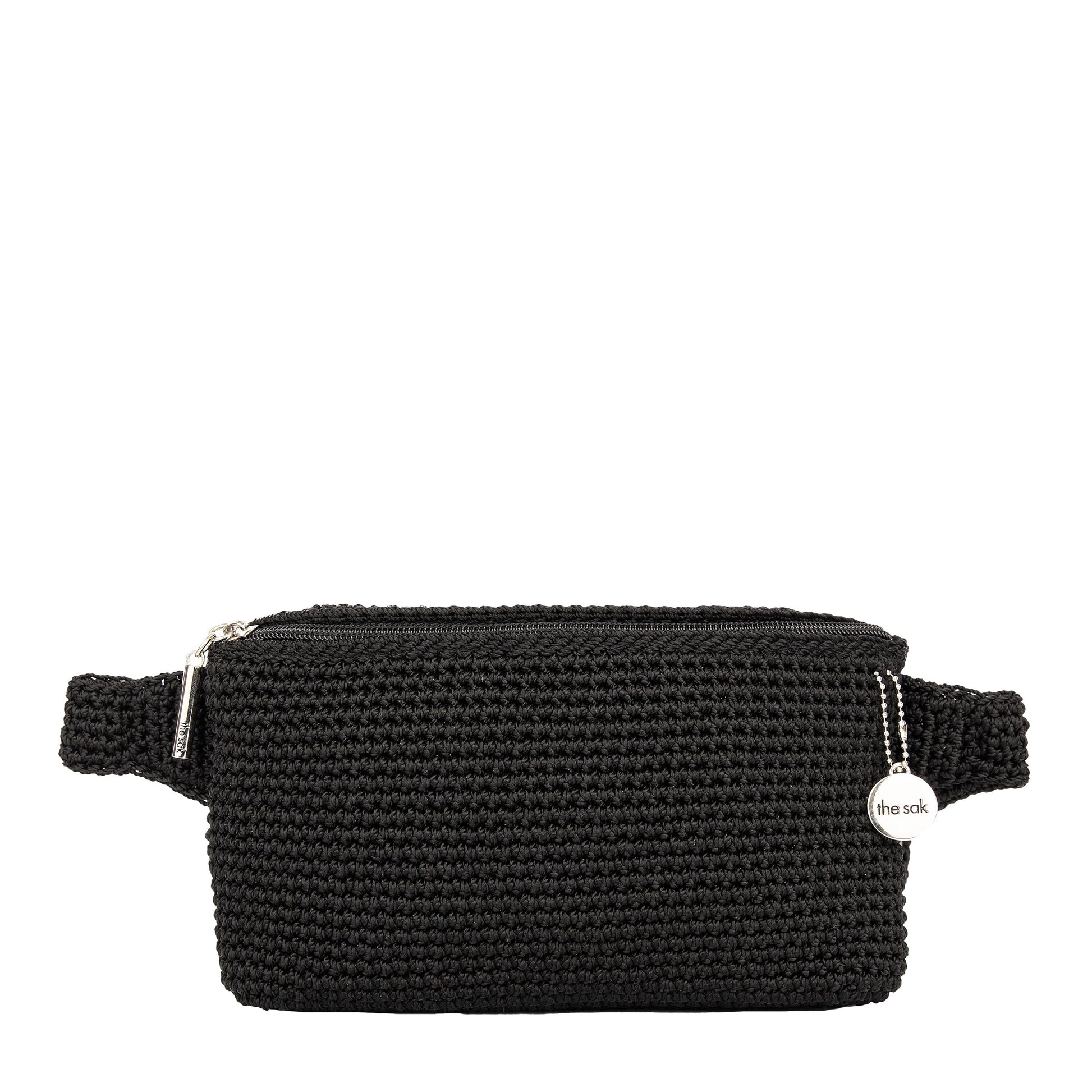 The Sak Caraway Small Belt Bag Crochet - |Black|