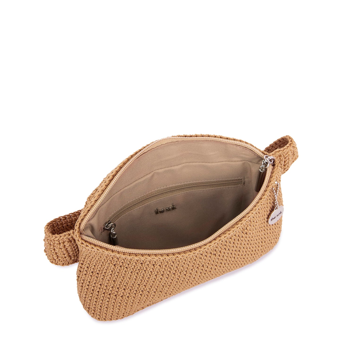The Sak Caraway Small Belt Bag Crochet - |Bamboo|