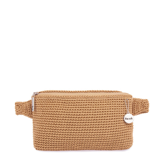 The Sak Caraway Small Belt Bag Crochet - |Bamboo|