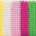 Bolinas Clog - Hand Crochet - Beach Stripe