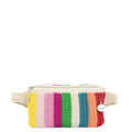 The Sak Caraway Small Belt Bag - Hand Crochet - Beach Stripe