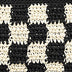 Bolinas Clog - Hand Crochet - Black Check