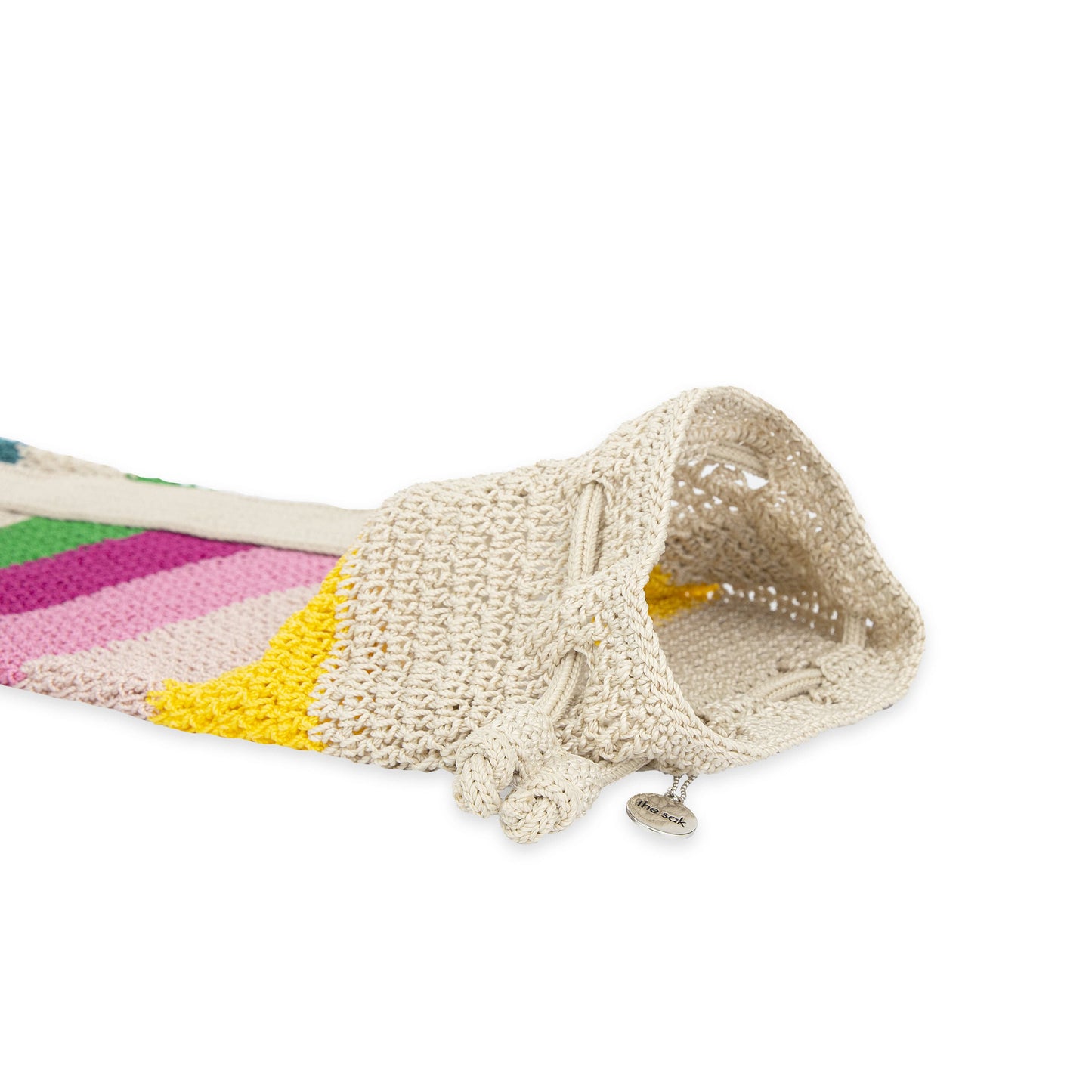 The Sak Yoga Mat Bag Crochet - |Beach Stripe|