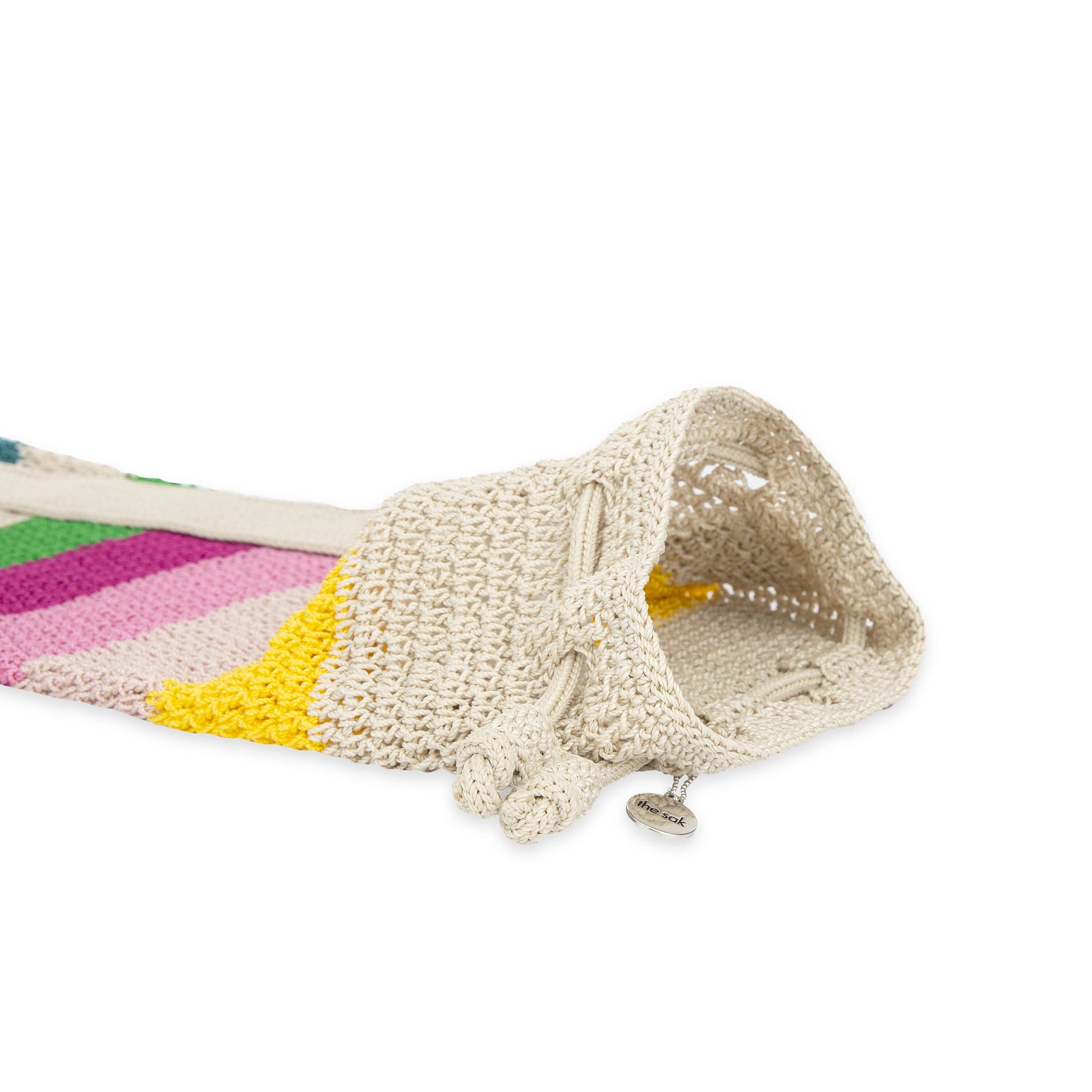 The Sak Yoga Mat Bag Crochet - |Beach Stripe|