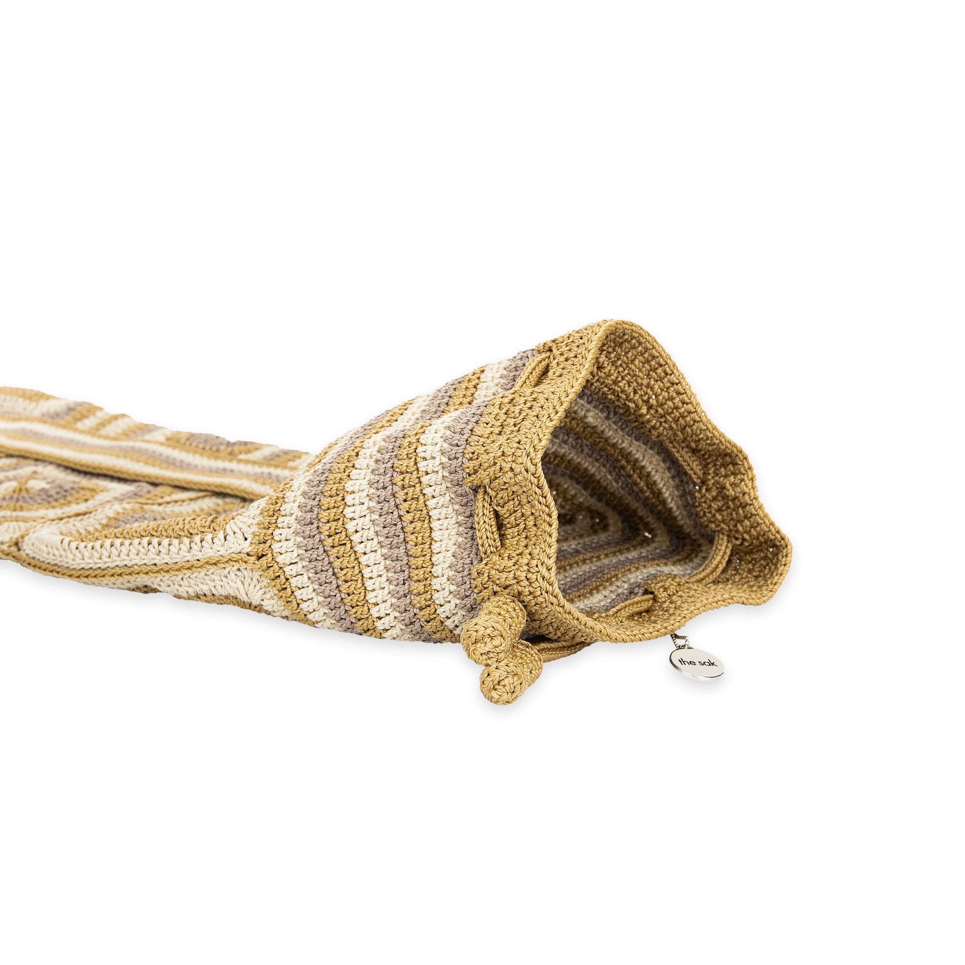 The Sak Yoga Mat Bag Crochet - |Shale Patch|