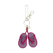 Yarnicharmz Dangle - Hand Crochet - Flip Flop