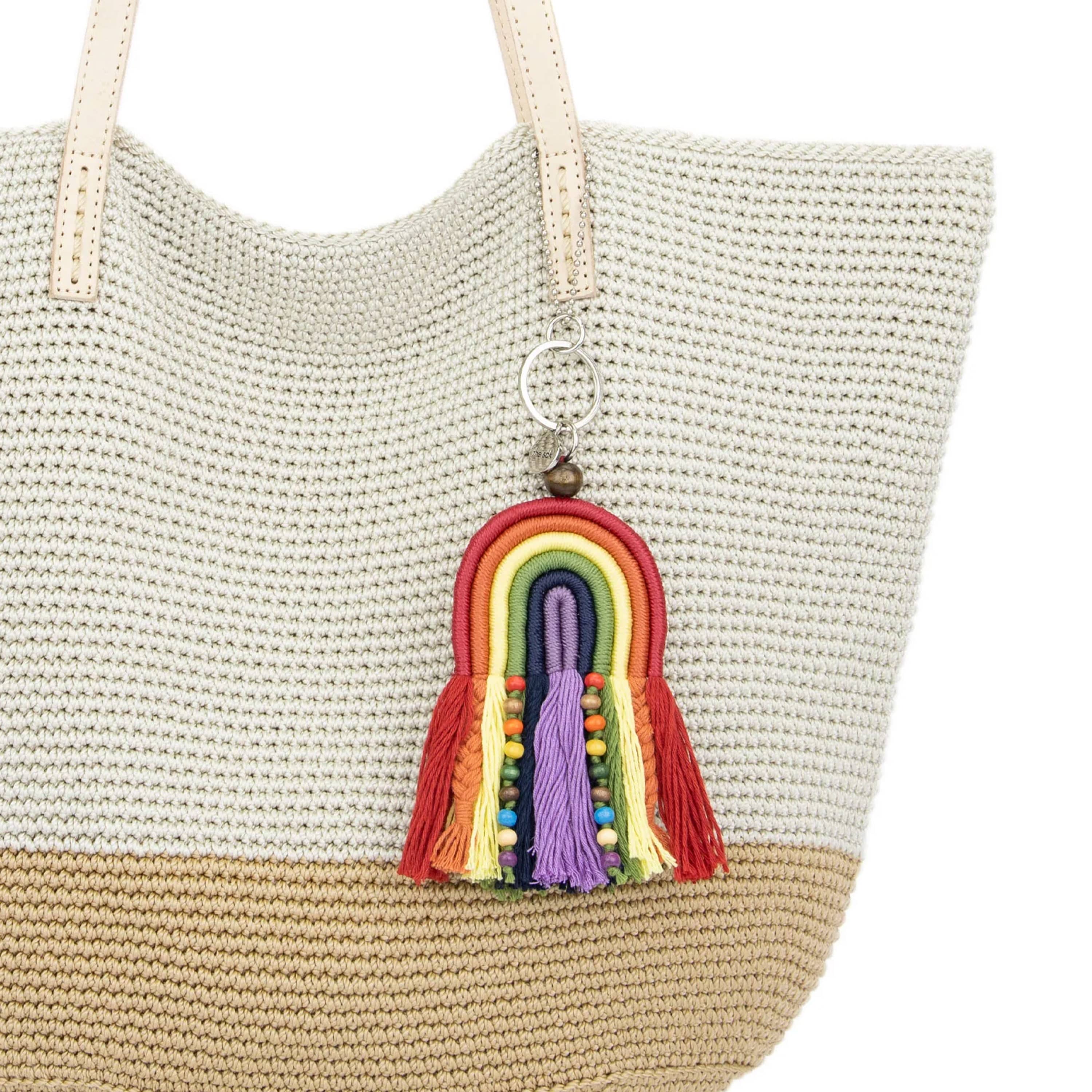 The Sak Yarnicharmz Dangle - Hand Crochet - Rainbow