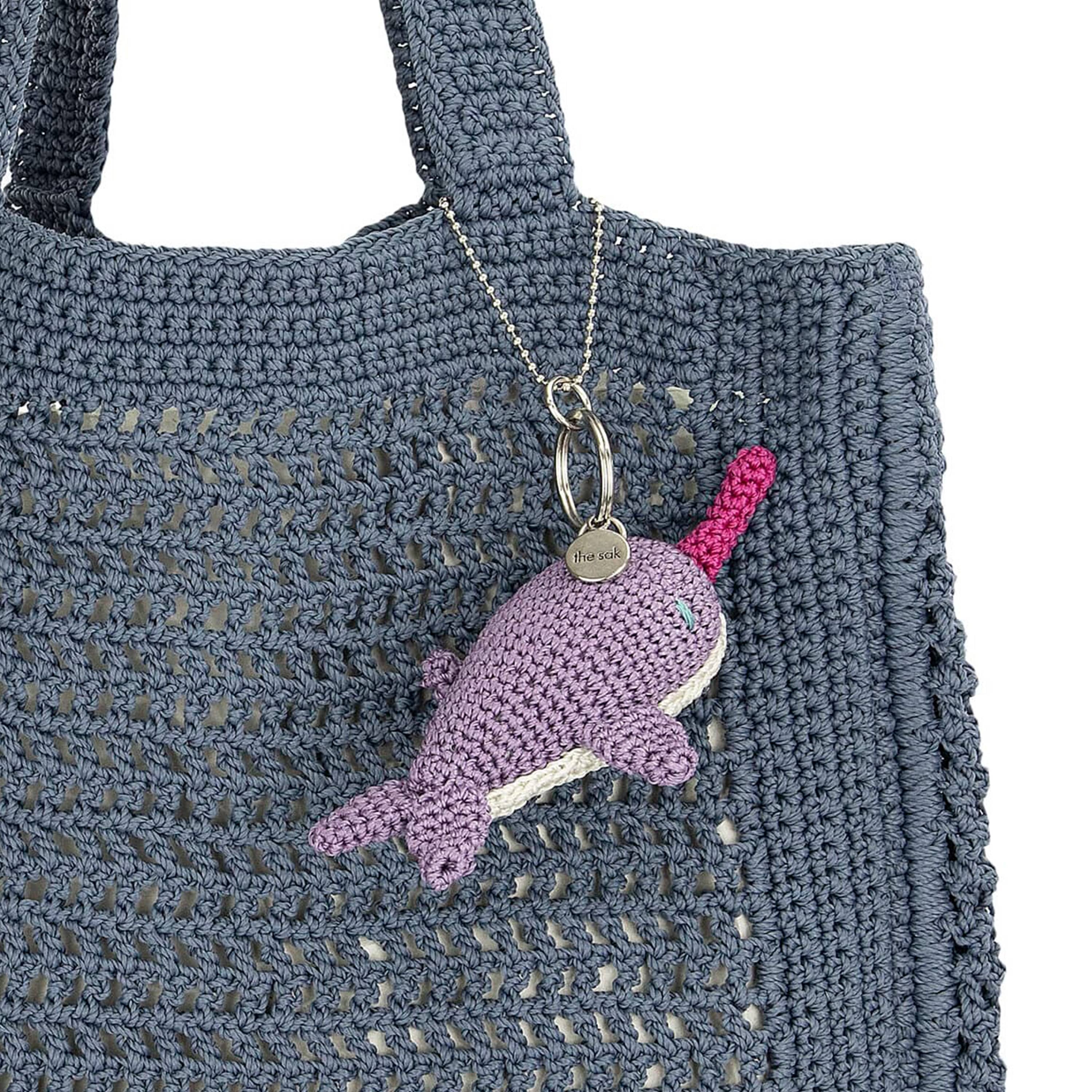 The Sak Yarnicharmz Dangle - Hand Crochet - Narwhal