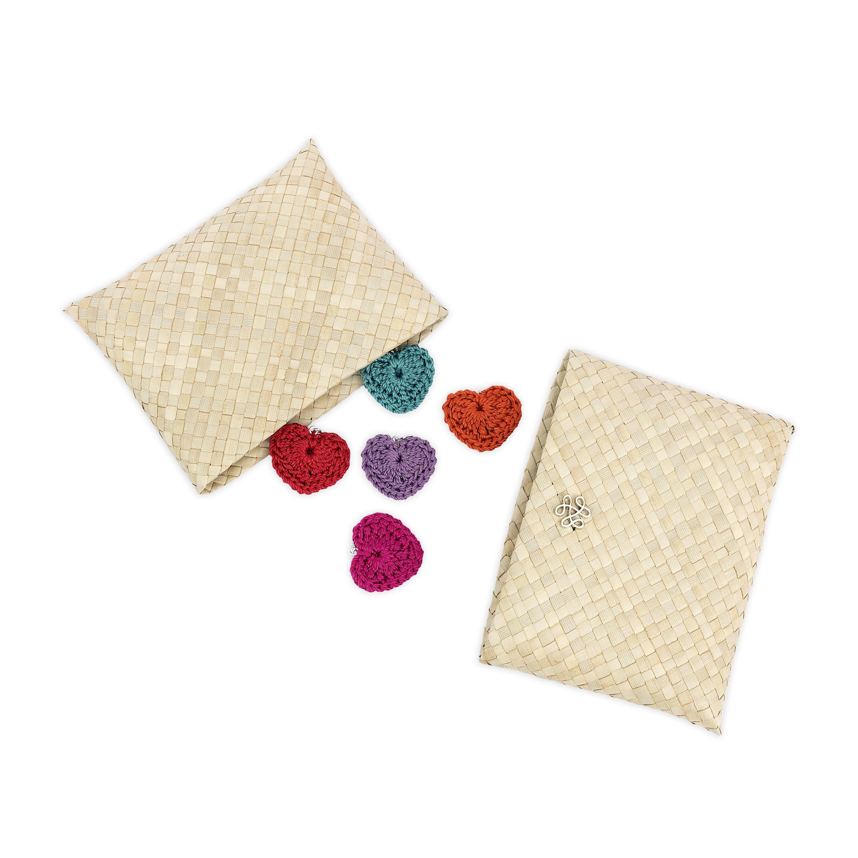 The Sak Yarnicharmz 5 Pack - Hand Crochet - Hearts