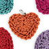 Yarnicharmz 5 Pack - Hand Crochet - Hearts