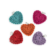 Yarnicharmz 5 Pack - Hand Crochet - Hearts