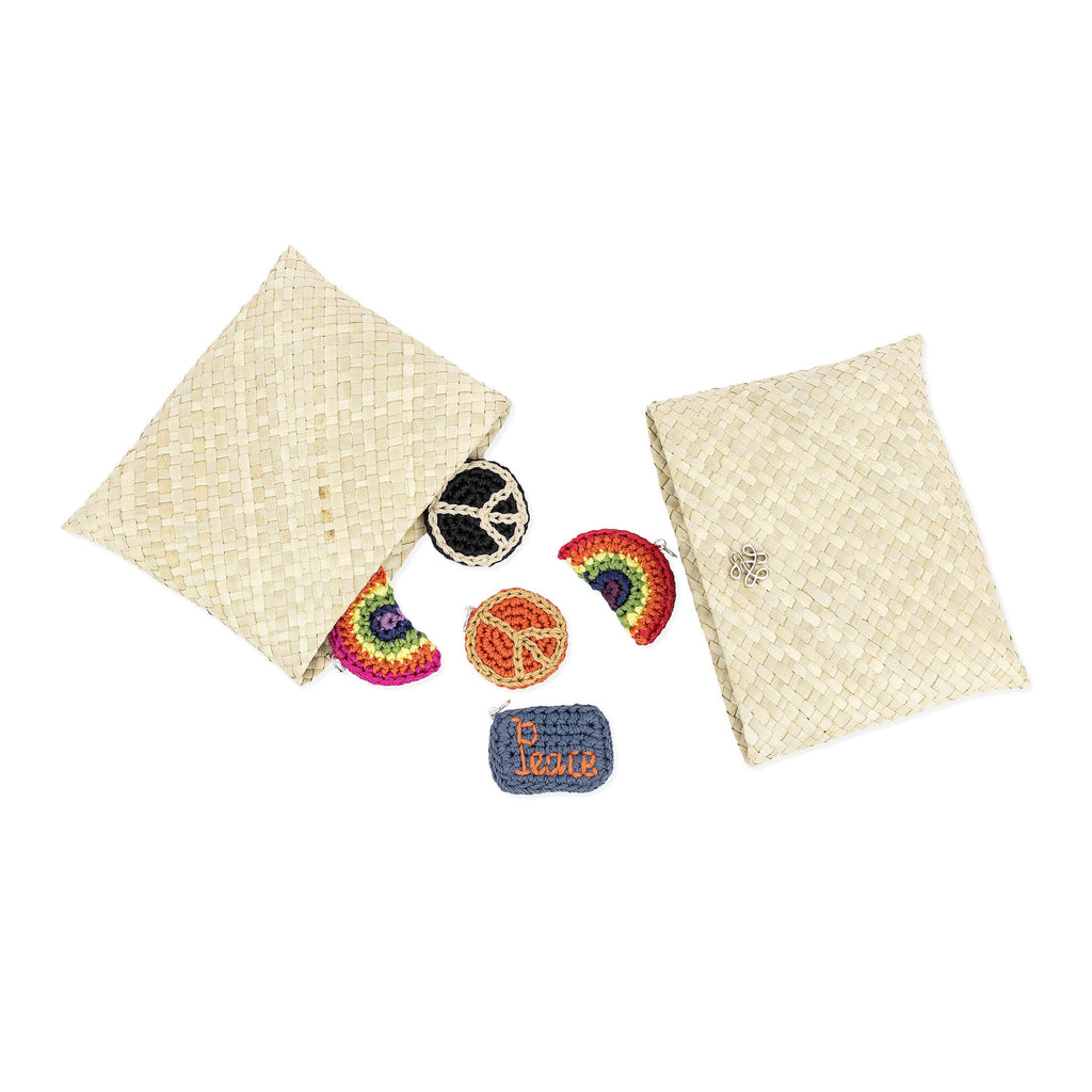 The Sak Yarnicharmz 5 Pack - Hand Crochet - Peace