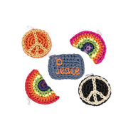 Yarnicharmz 5 Pack - Hand Crochet - Peace