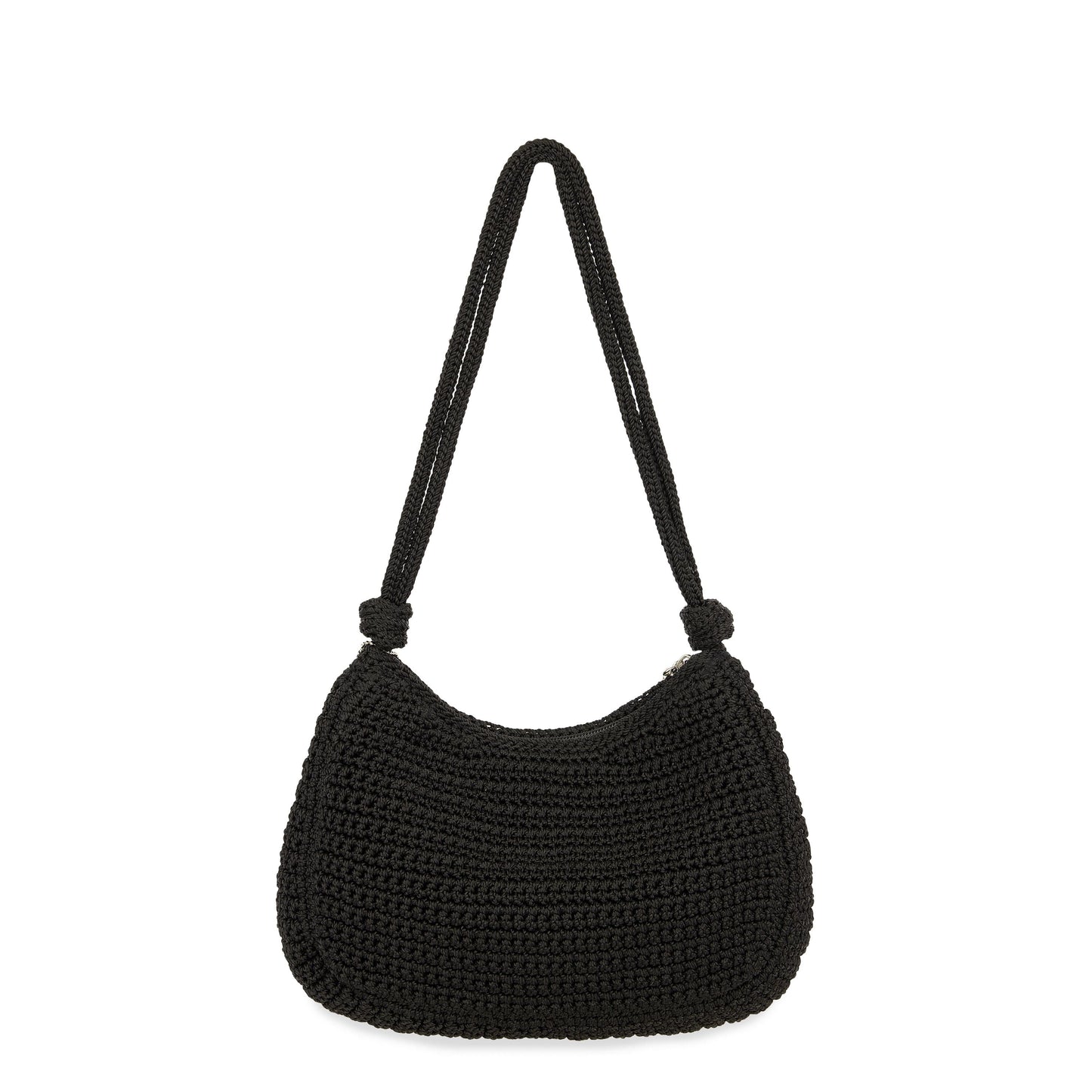 The Sak Josie Mini Shoulder Bag Crochet - |Black|