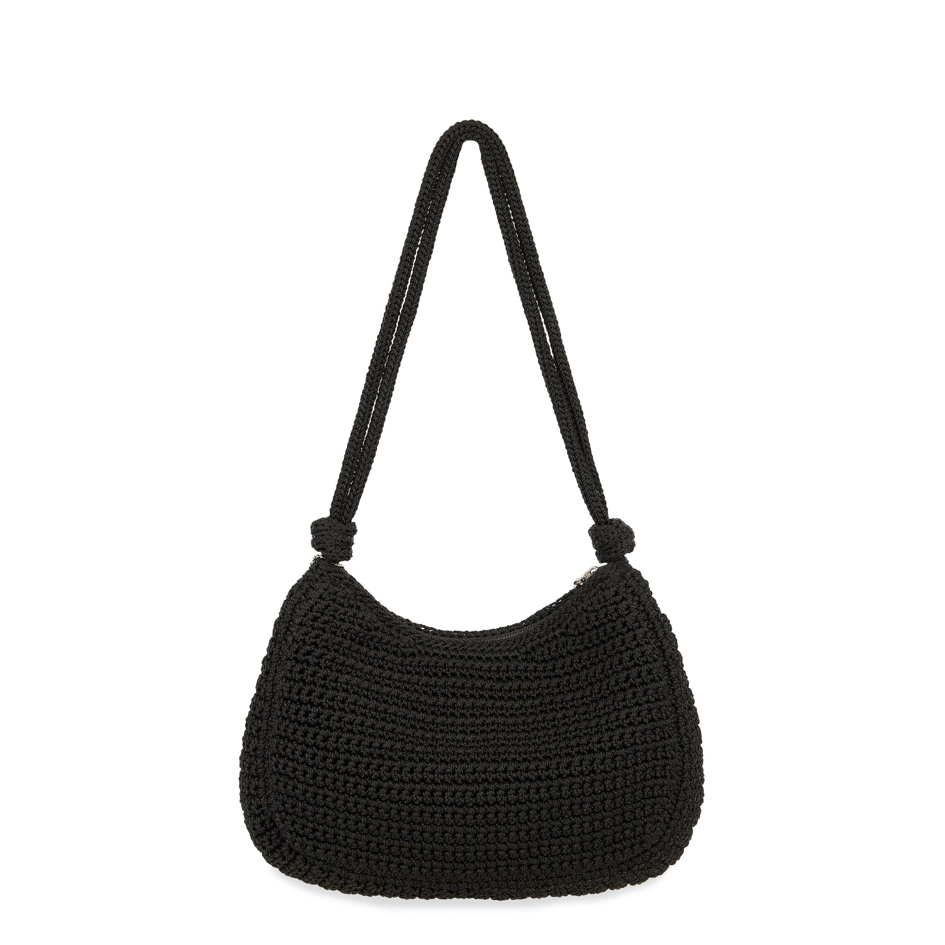 The Sak Josie Mini Shoulder Bag Crochet - |Black|