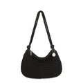 The Sak Josie Shoulder Bag - Hand Crochet - Black
