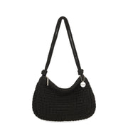 Josie Shoulder Bag - Hand Crochet - Black