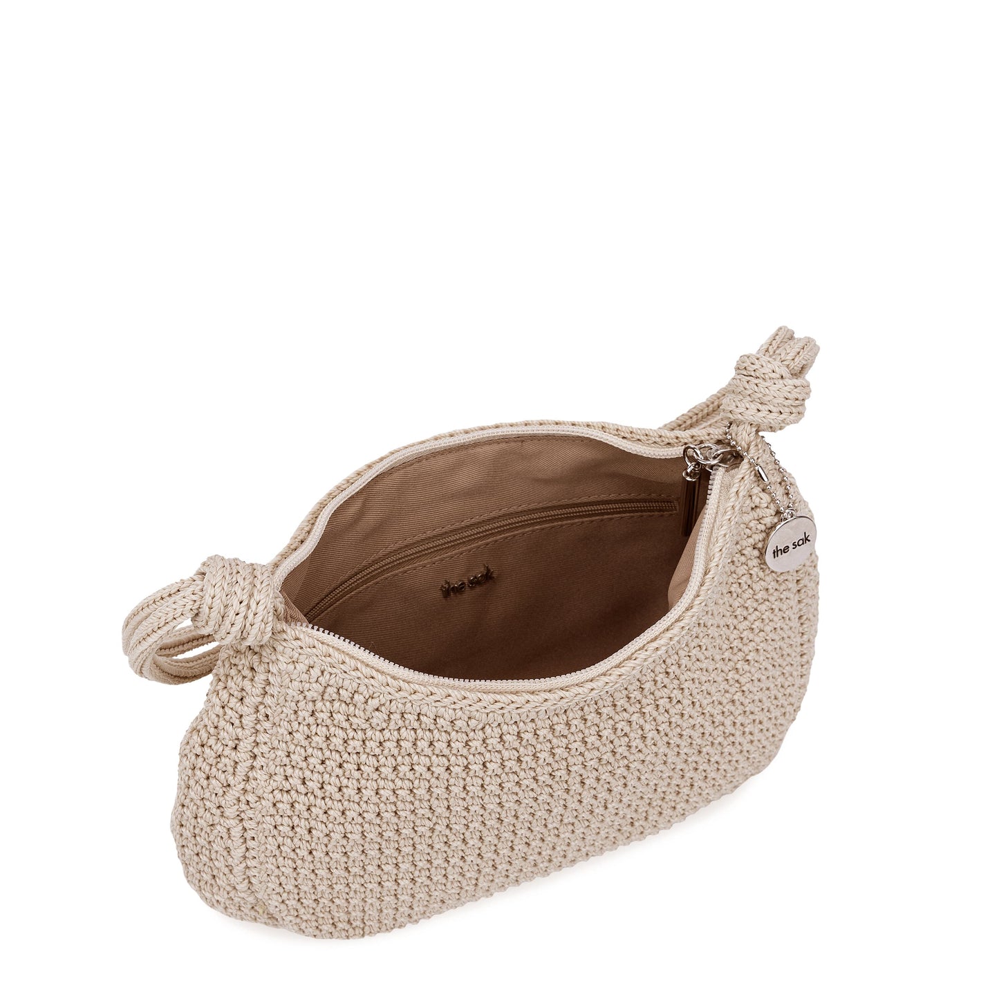 The Sak Josie Shoulder Bag Crochet - Ecru