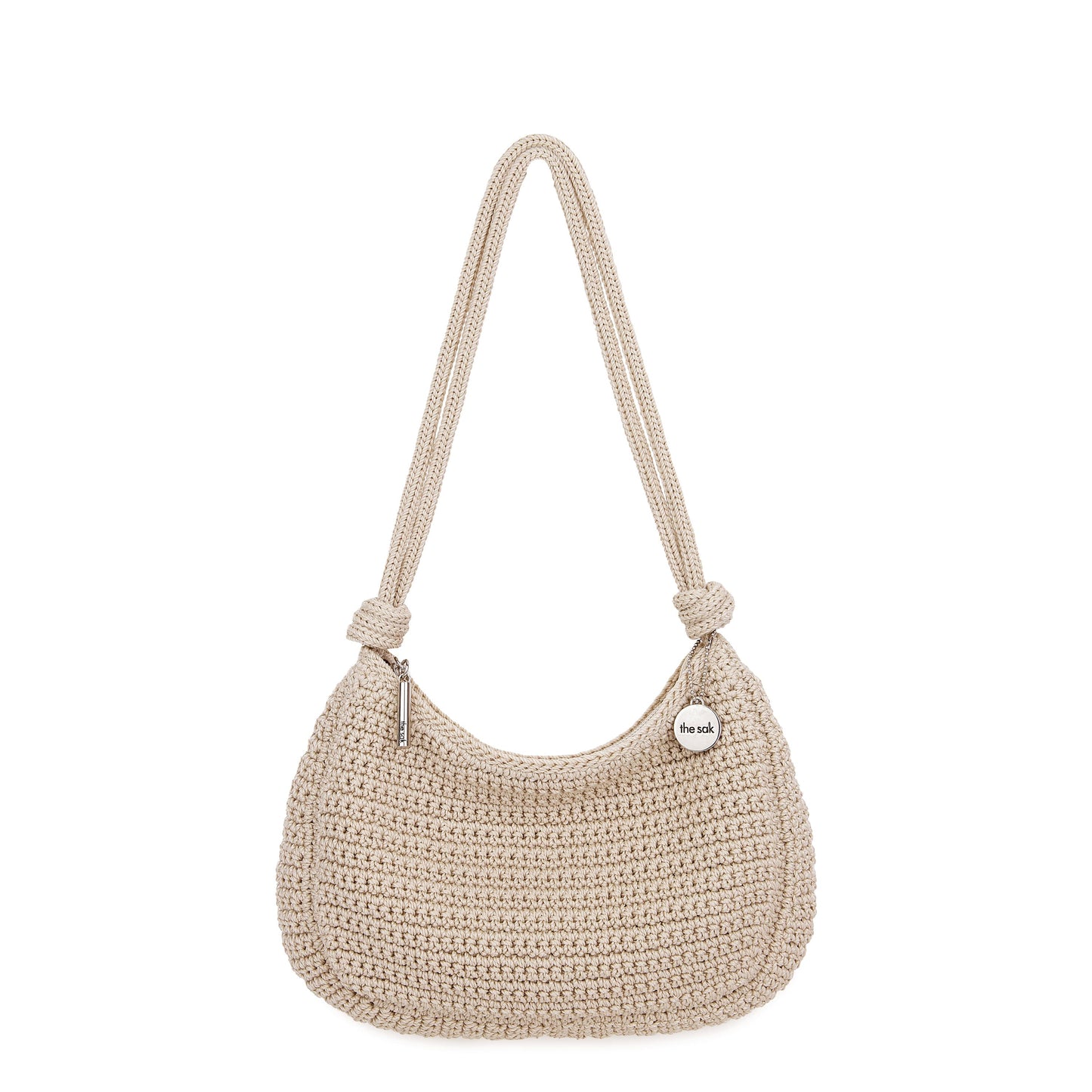 The Sak Josie Shoulder Bag Crochet - Ecru