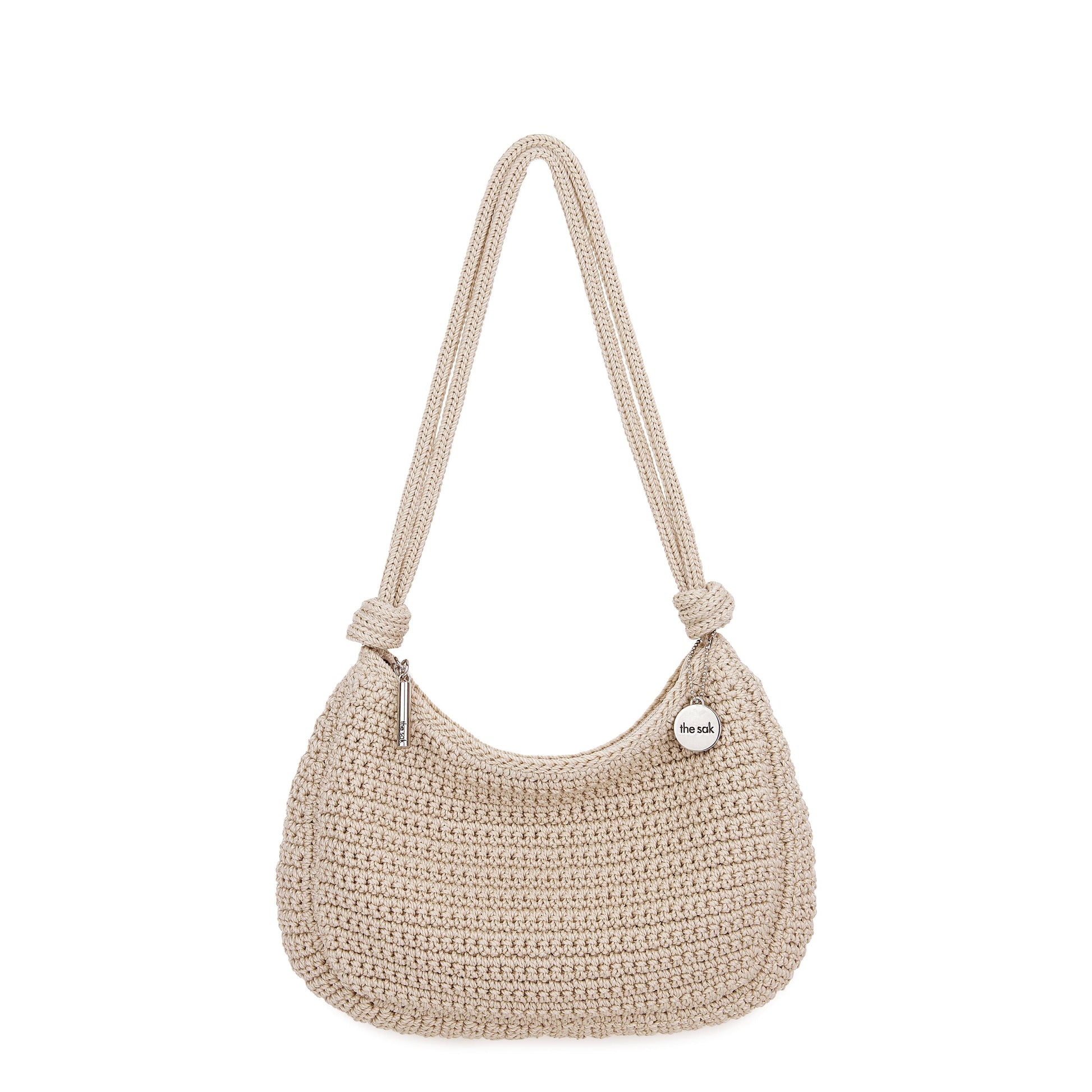 The Sak Josie Shoulder Bag Crochet - Ecru