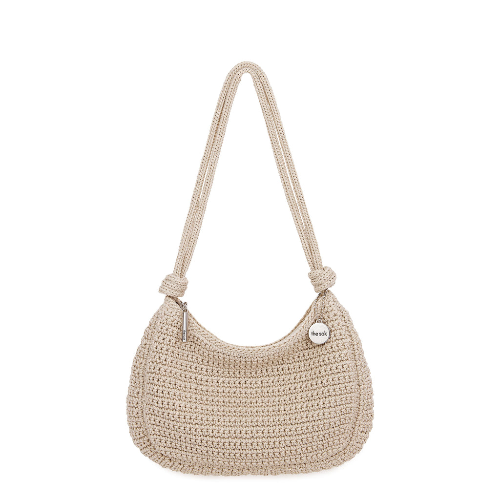 The Sak Josie Shoulder Bag - Hand Crochet - Ecru