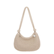 Josie Shoulder Bag - Hand Crochet - Ecru