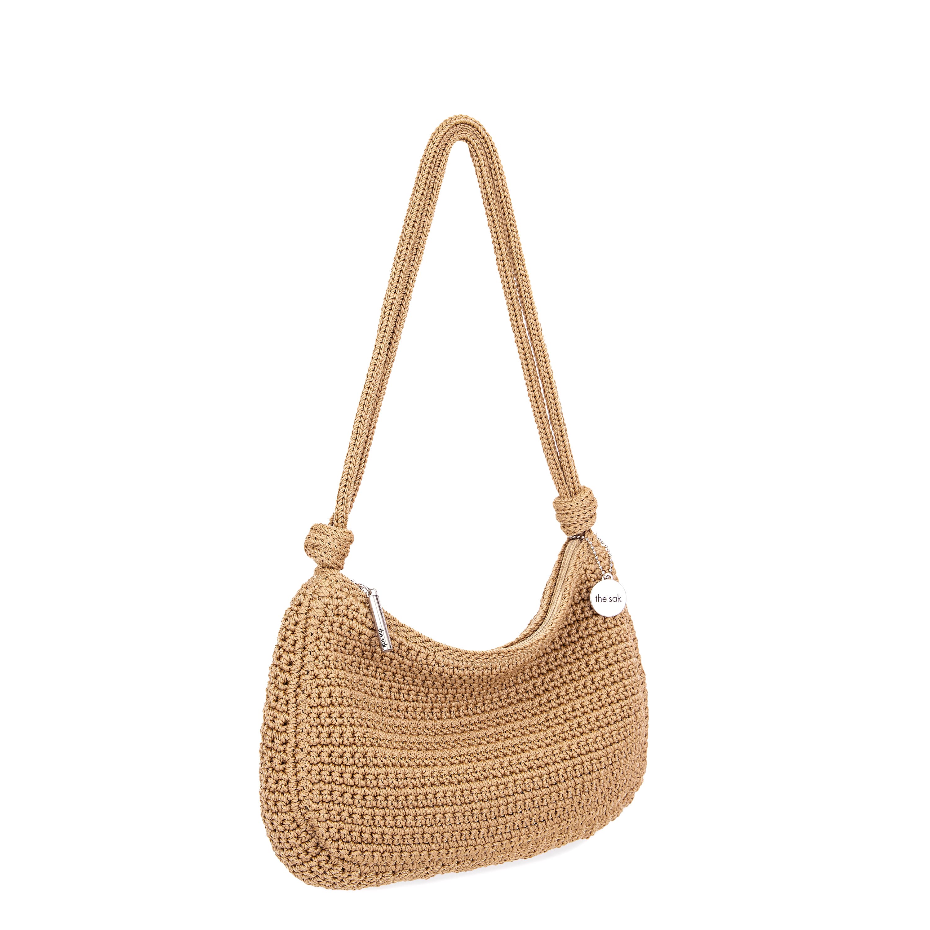 The Sak Josie Shoulder Bag - Hand Crochet - Bamboo