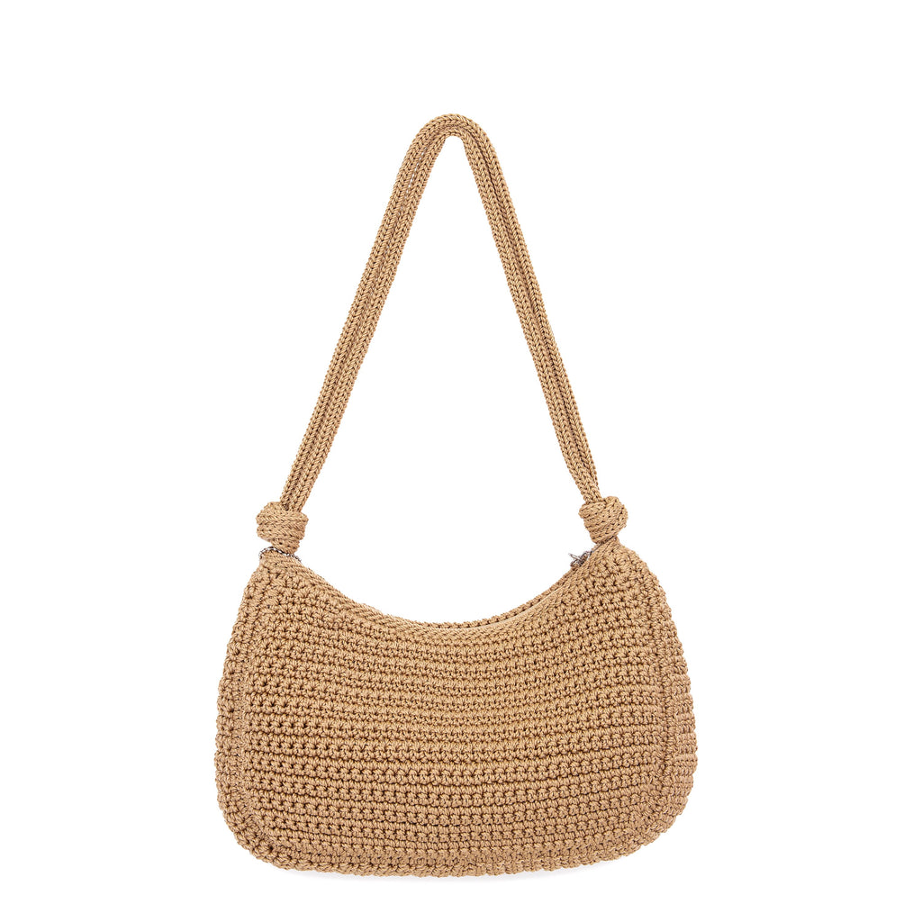 The Sak Josie Shoulder Bag - Hand Crochet - Bamboo