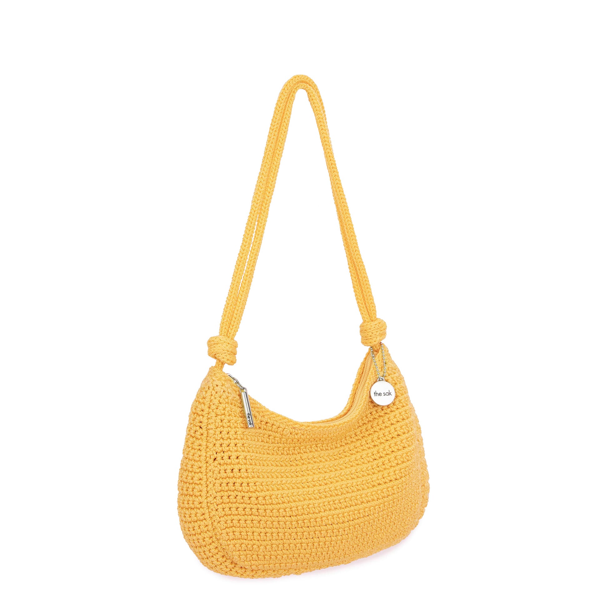 The Sak Josie Mini Shoulder Bag Crochet - |Lemon Drop|