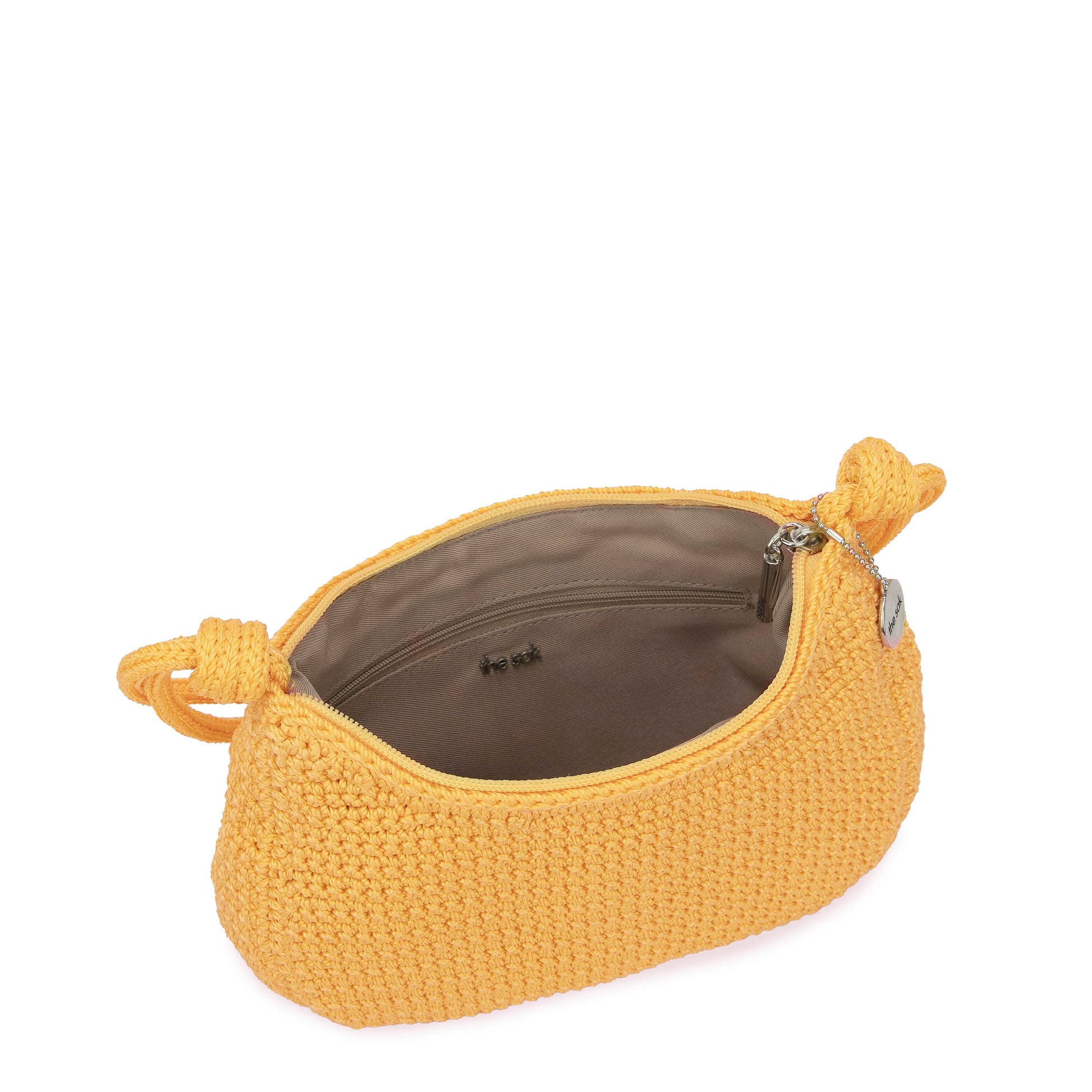 The Sak Josie Mini Shoulder Bag Crochet - |Lemon Drop|