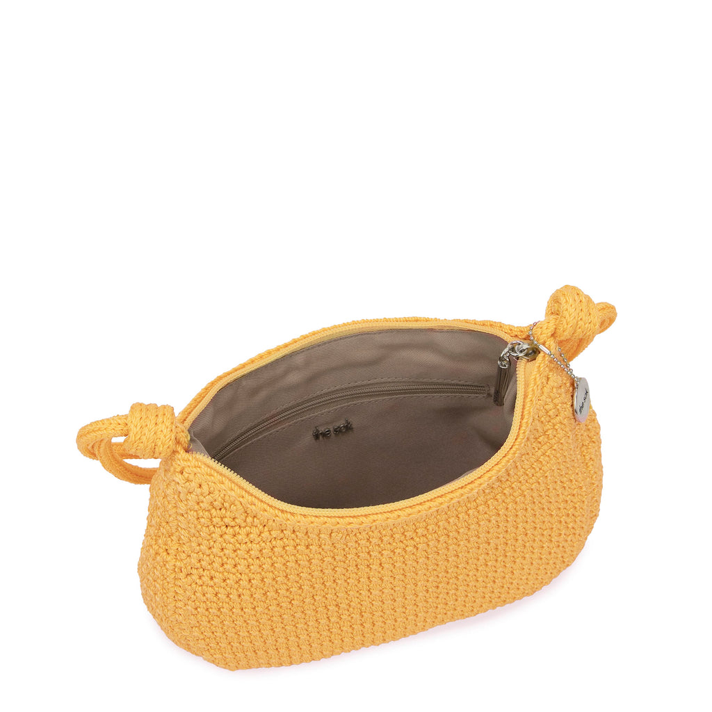 The Sak Josie Shoulder Bag - Hand Crochet - Lemon Drop