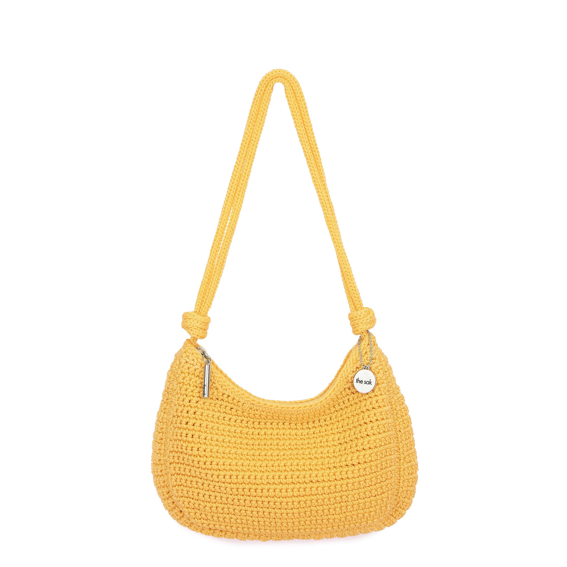 The Sak Josie Mini Shoulder Bag Crochet - |Lemon Drop|