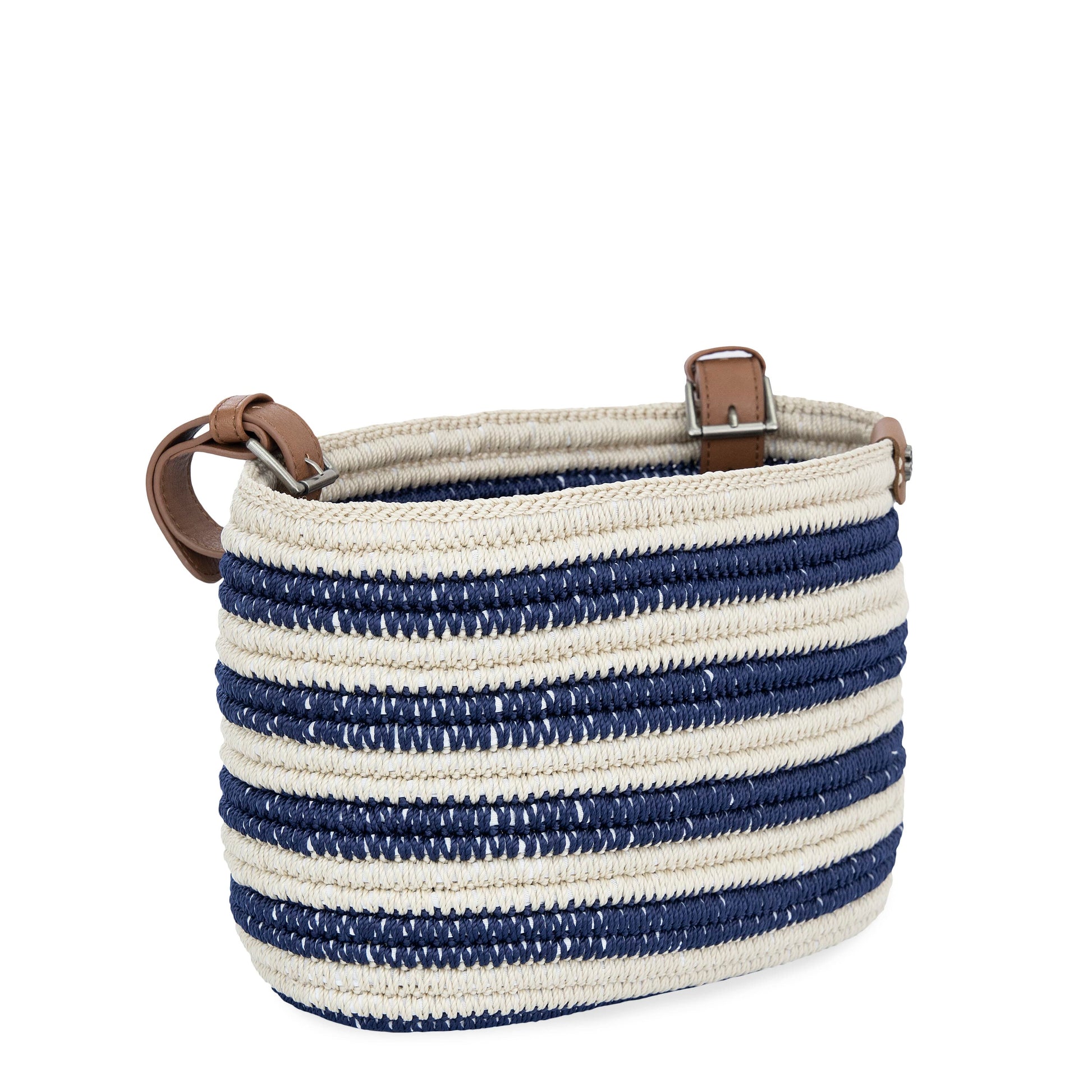 The Sak Bike Basket Crochet - |Denim Stripe|