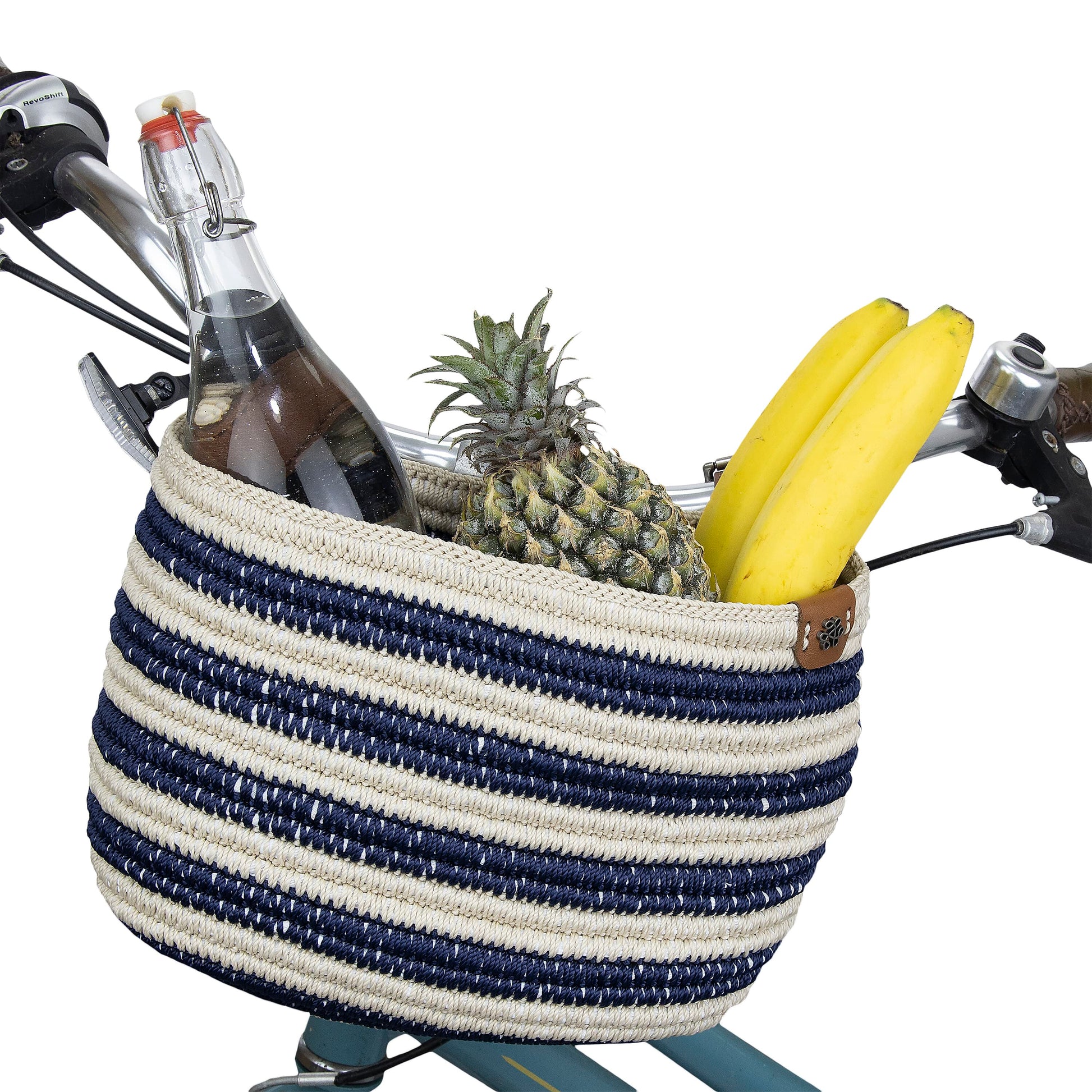 The Sak Bike Basket Crochet - |Denim Stripe|